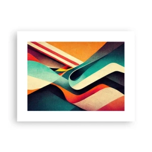 Plakat - Intens komposition - 40x30 cm