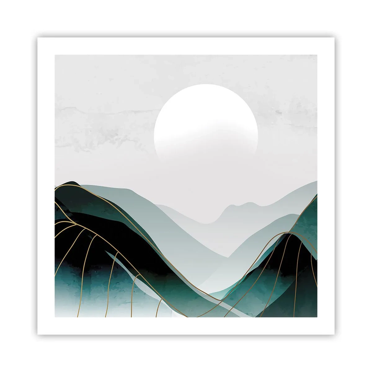 Plakat - I fuld majestæt - 60x60 cm