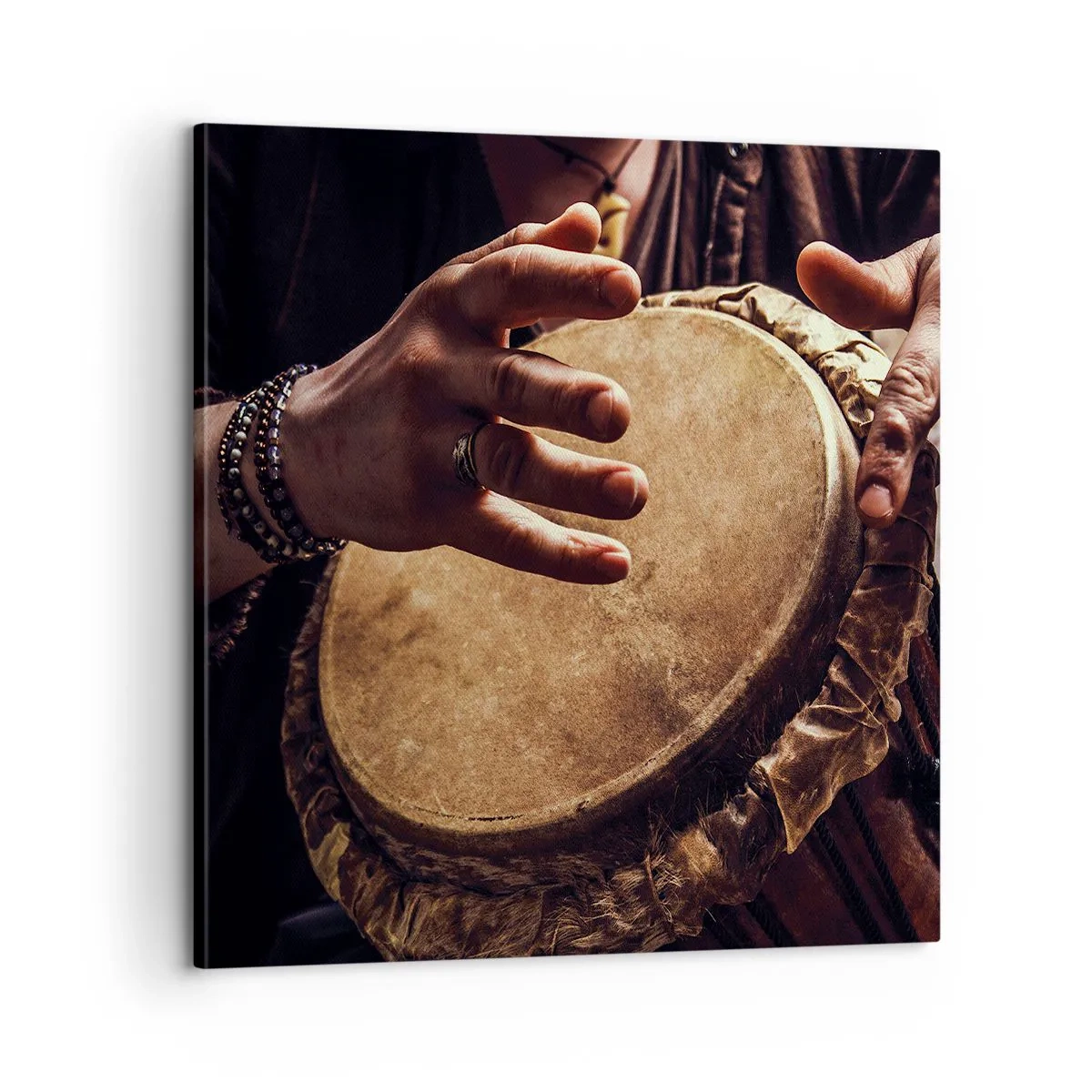 Lærredstryk - Billede på lærred - I hjertets rytme - 60x60 cm