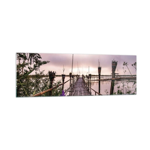 Billede på glas - Den stille og rolige atmosfære i Asien - 160x50 cm