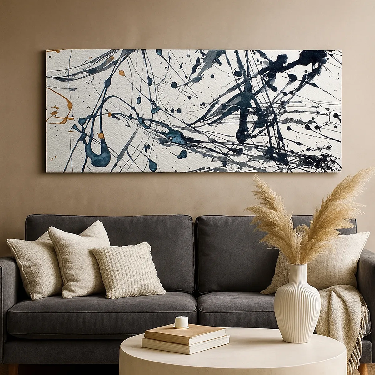 Lærredstryk - Billede på lærred - Med eller uden fornuft? - 30x30 cm