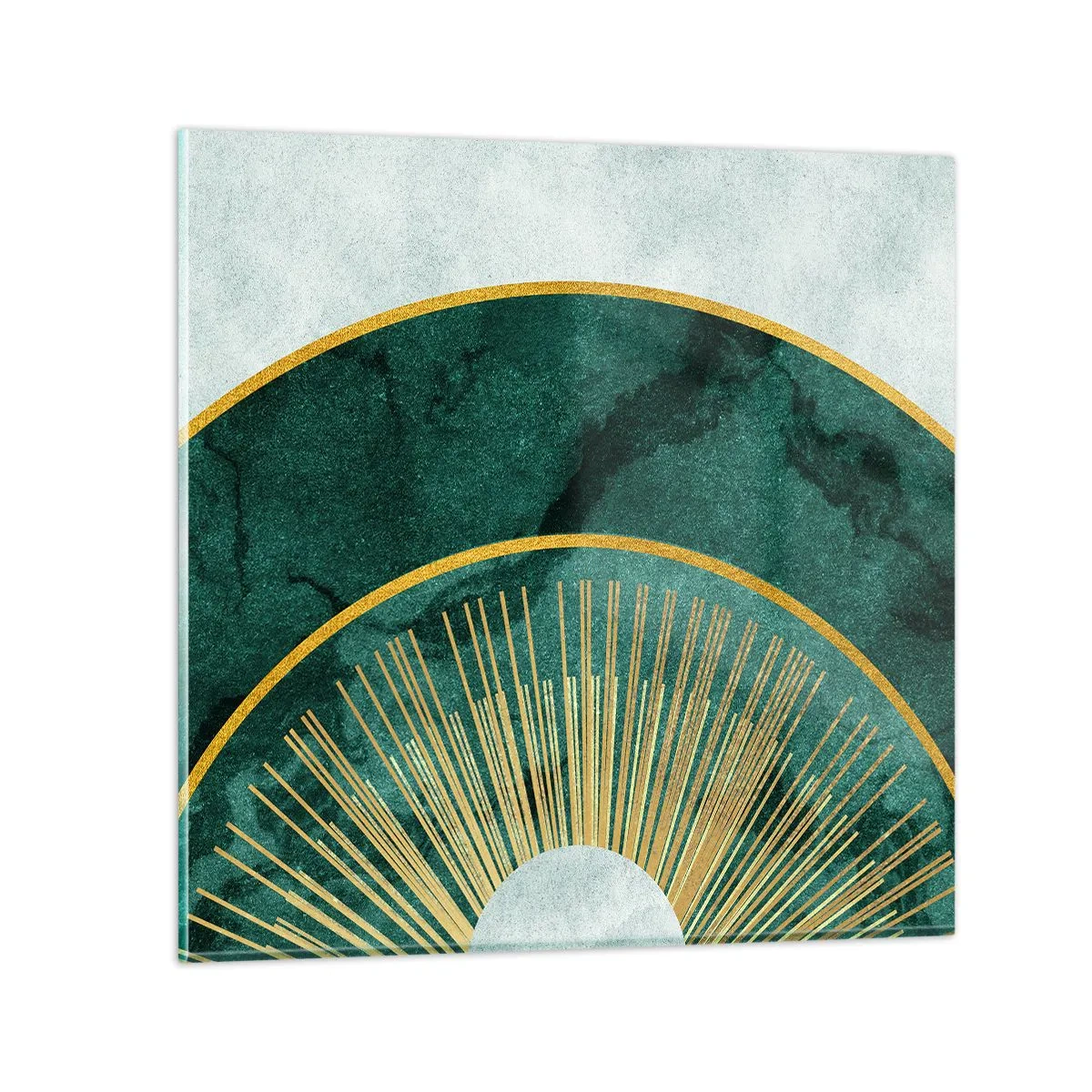 Billede på glas - Et anderledes solsystem - 40x40 cm