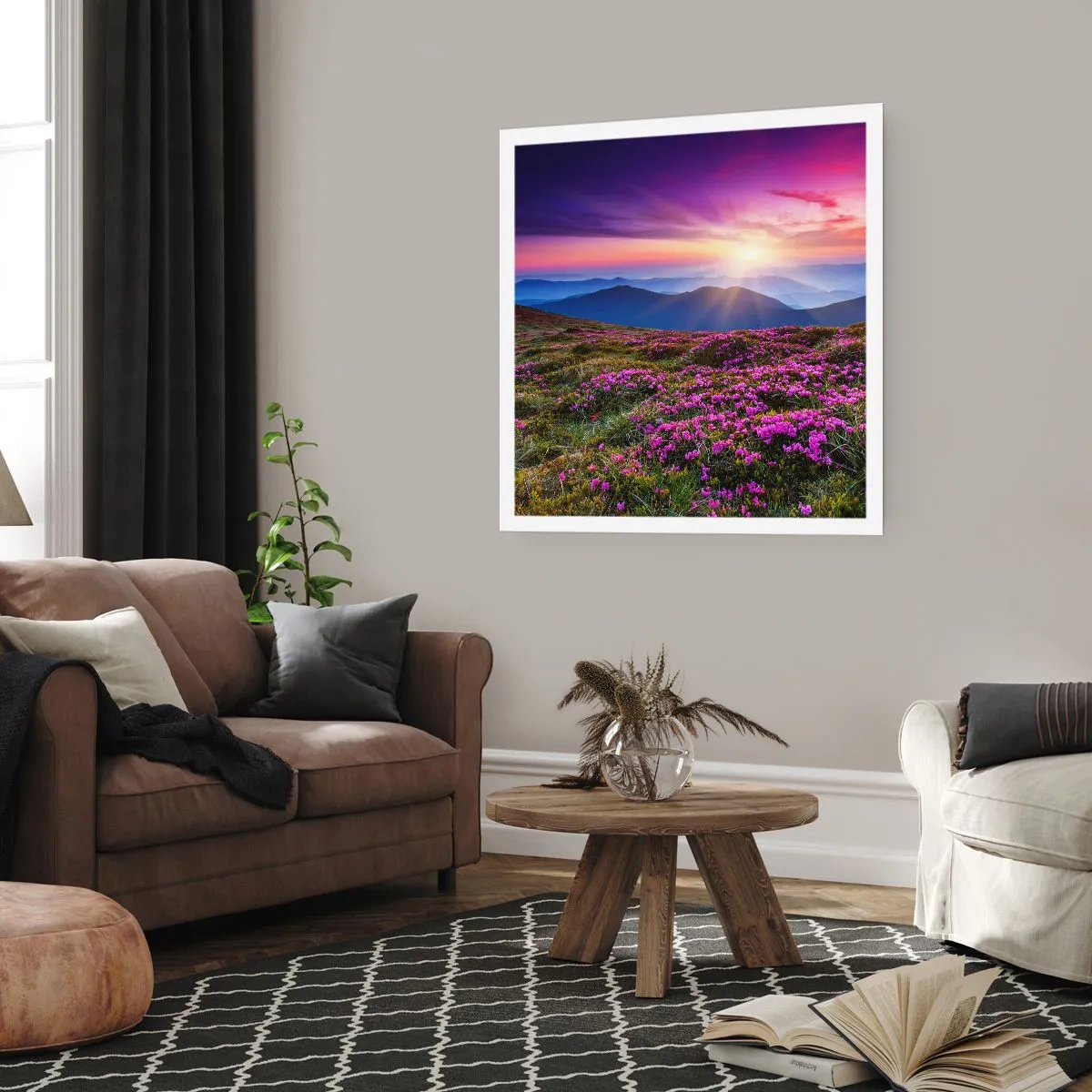 Plakat - Urter duftede friske bundter fra niw - 40x40 cm