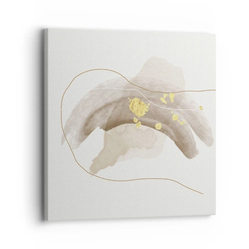 Lærredstryk - Billede på lærred - Mødt i rummet - 30x30 cm