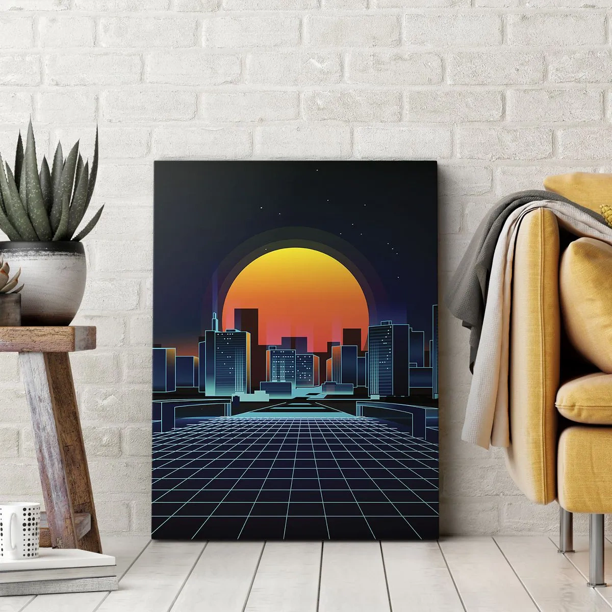 Lærredstryk - Billede på lærred - Vil du stadig gerne komme til den ægte vare? - 50x70 cm