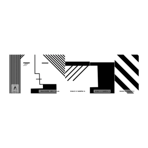 Fototapet Prøve Standard Eco - Bare et kys - Moderne kunst, Sort og hvid, ansigt - 100x30 cm