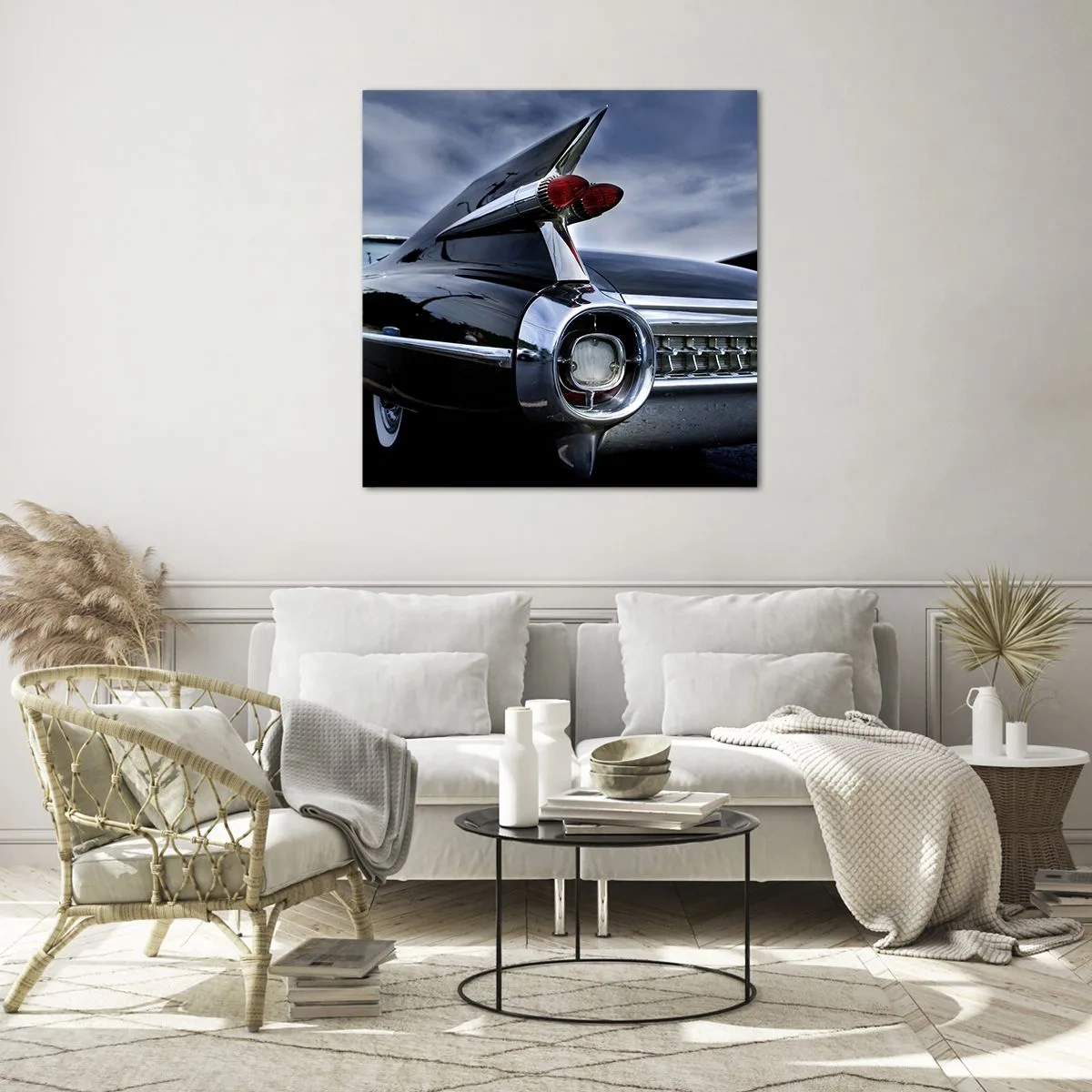 Billede på glas - Det er derfor, den er så smuk! - 50x50 cm