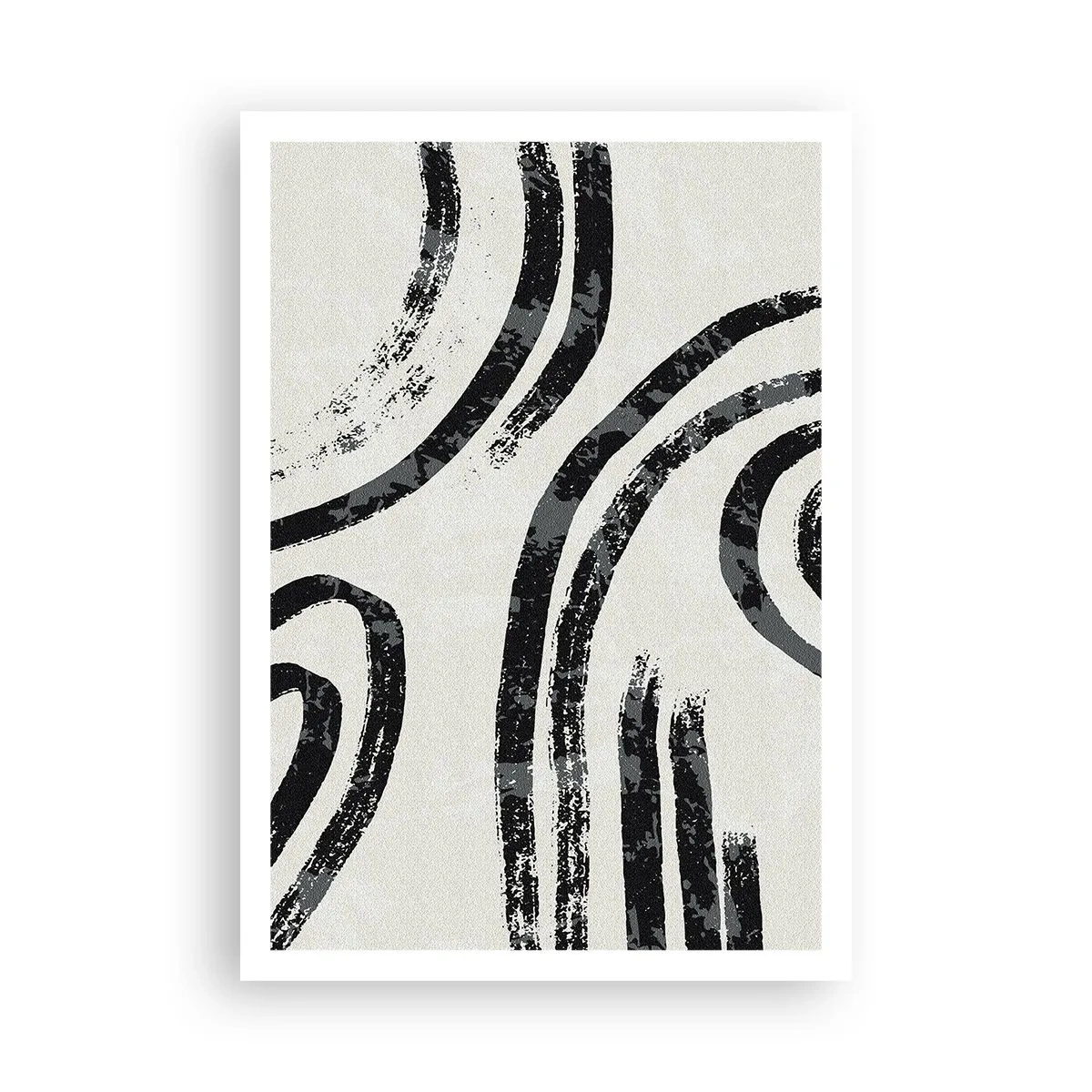 Plakat - Halvt stoppet - 70x100 cm