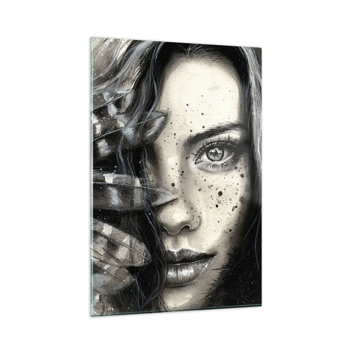 Billede på glas - Vild skønhed - 80x120 cm