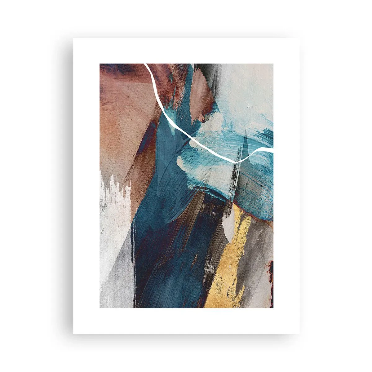 Plakat - Med flair og energi - 30x40 cm