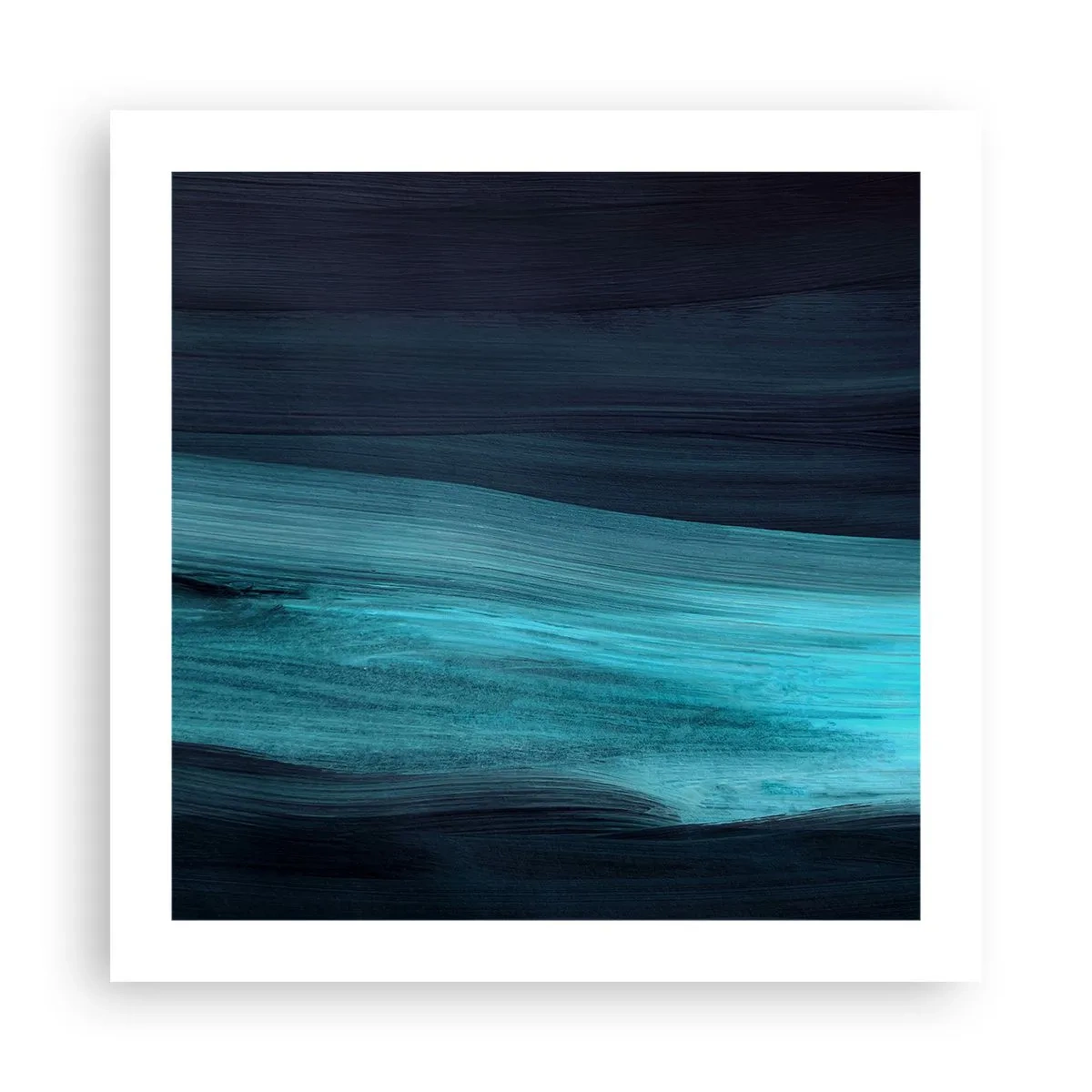Plakat - Svøm med strømmen - 50x50 cm