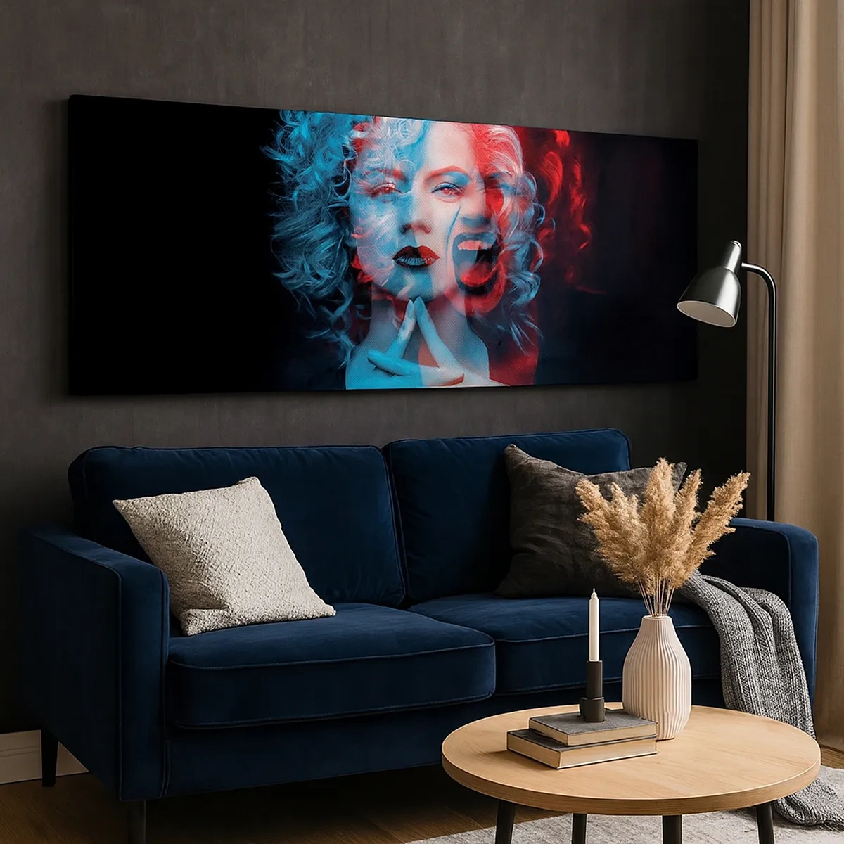 Lærredstryk - Billede på lærred - Alter ego - 30x30 cm