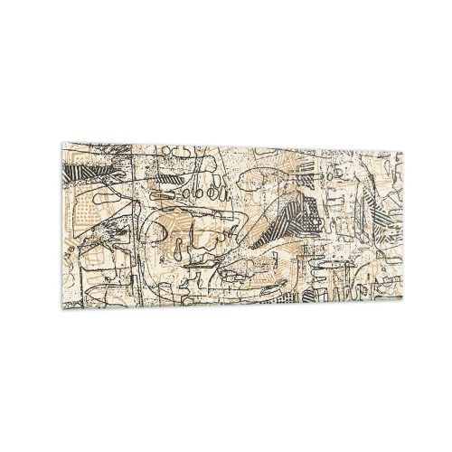 Billede på glas - Venter på at blive afkodet - 120x50 cm