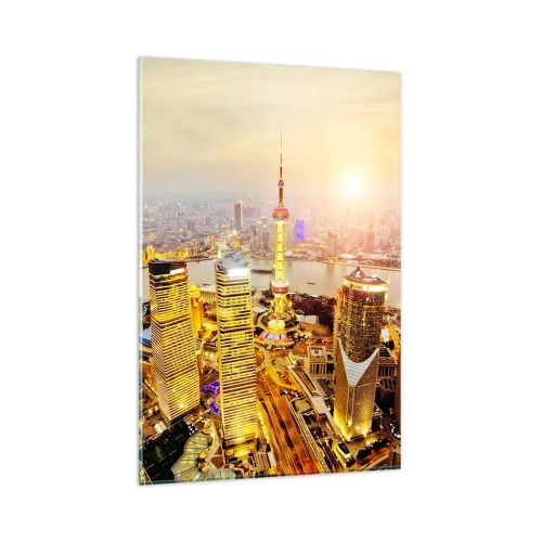 Billede på glas - Den asiatiske drøm - 80x120 cm