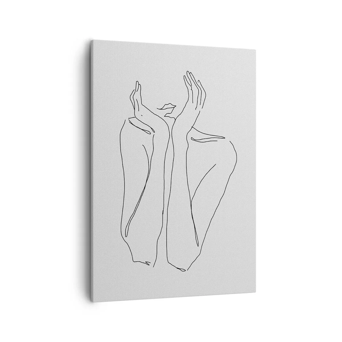 Lærredstryk - Billede på lærred - Hvad piger drømmer om - 50x70 cm