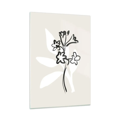 Billede på glas - Skitse til et herbarium - 50x70 cm