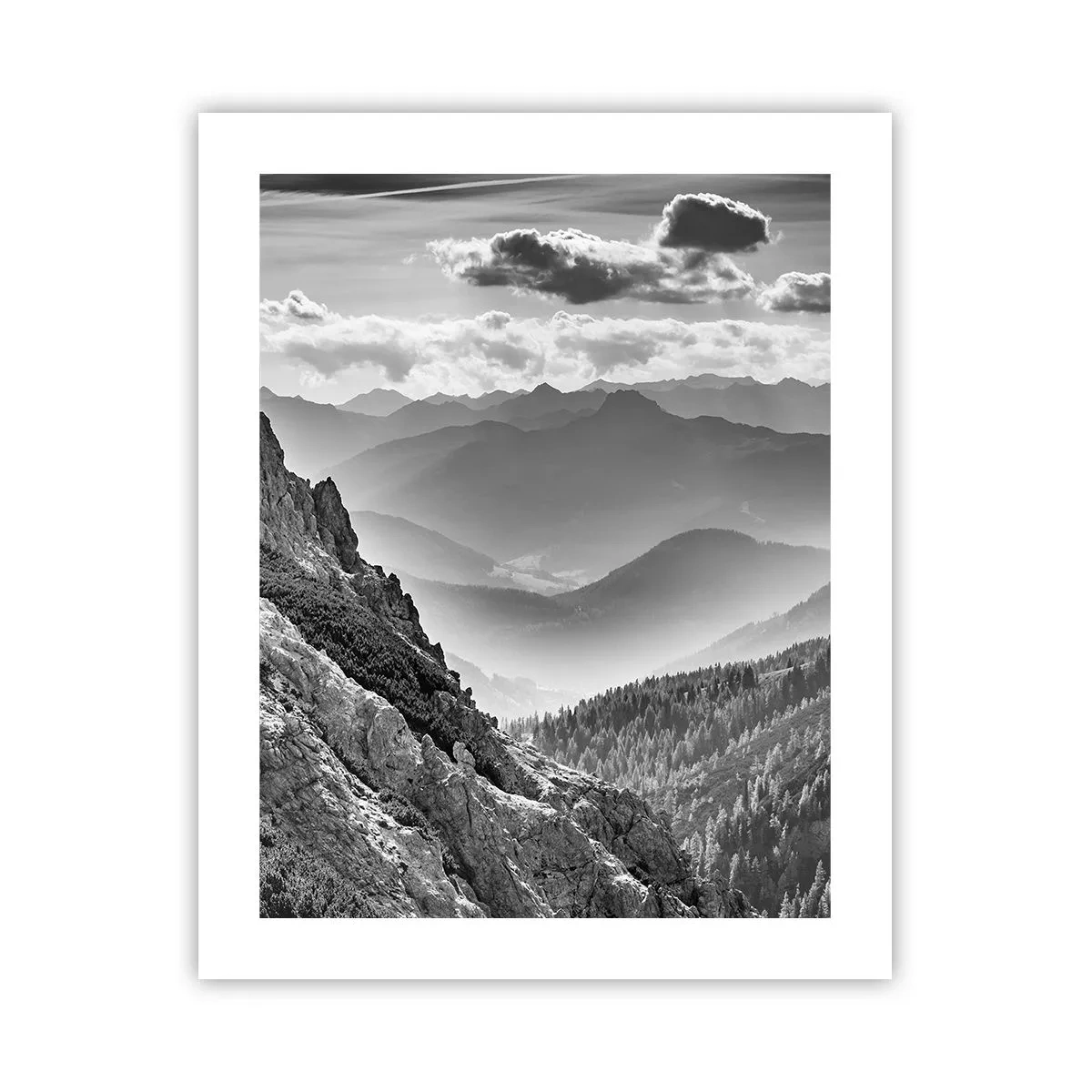 Plakat - Hele vejen til horisonten - 40x50 cm