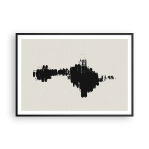 Plakat i sort ramme - Fantasiens vibrationer - 100x70 cm