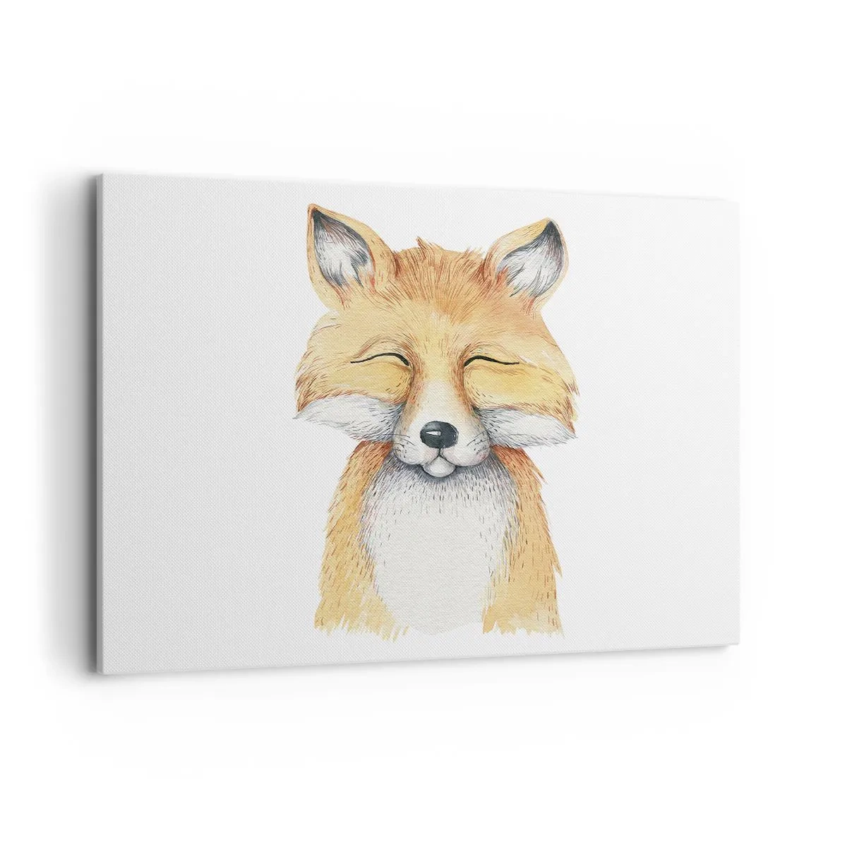 Lærredstryk - Billede på lærred - Rævehumor - 120x80 cm
