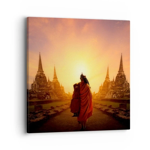 Lærredstryk - Billede på lærred - I fred for evigt - 40x40 cm