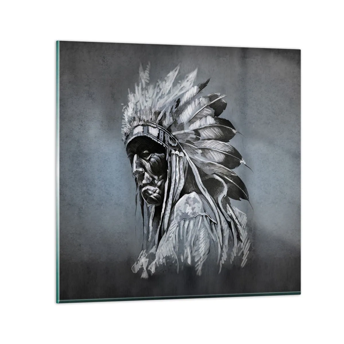 Billede på glas - Tilbage til rødderne - 30x30 cm