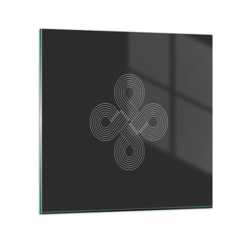 Billede på glas - I den keltiske ånd - 50x50 cm