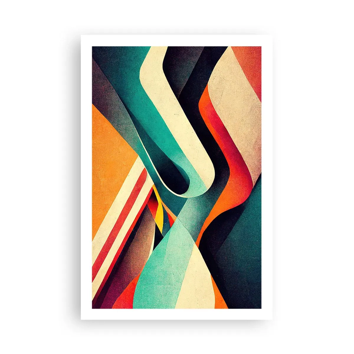 Plakat - Intens komposition - 61x91 cm