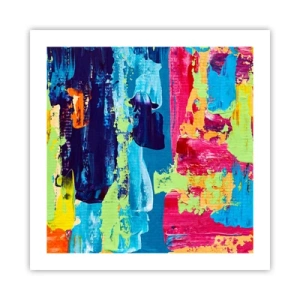 Plakat - Livet er smukt! - 50x50 cm