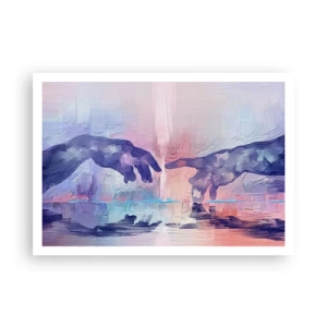 Plakat - Den guddommelige gnist af liv - 100x70 cm