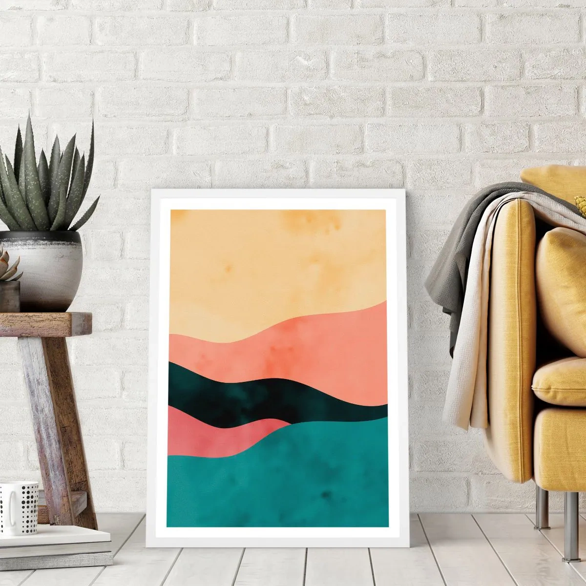 Plakat i hvid ramme - Kompatibel manglende overholdelse - 40x50 cm