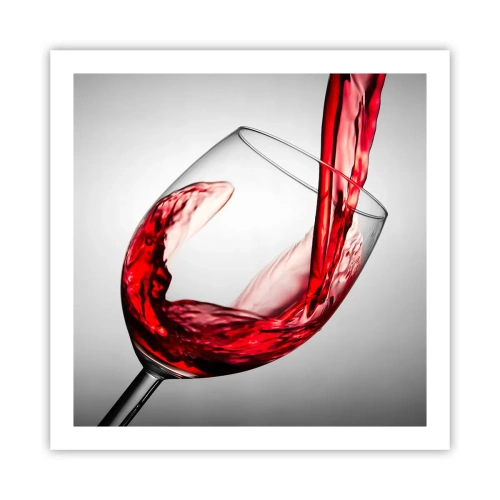 Plakat - Farve - bevægelse - lyd - 60x60 cm