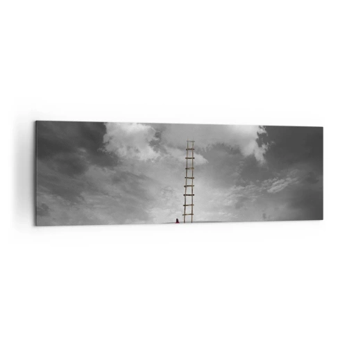 Lærredstryk - Billede på lærred - Alt er muligt - 160x50 cm