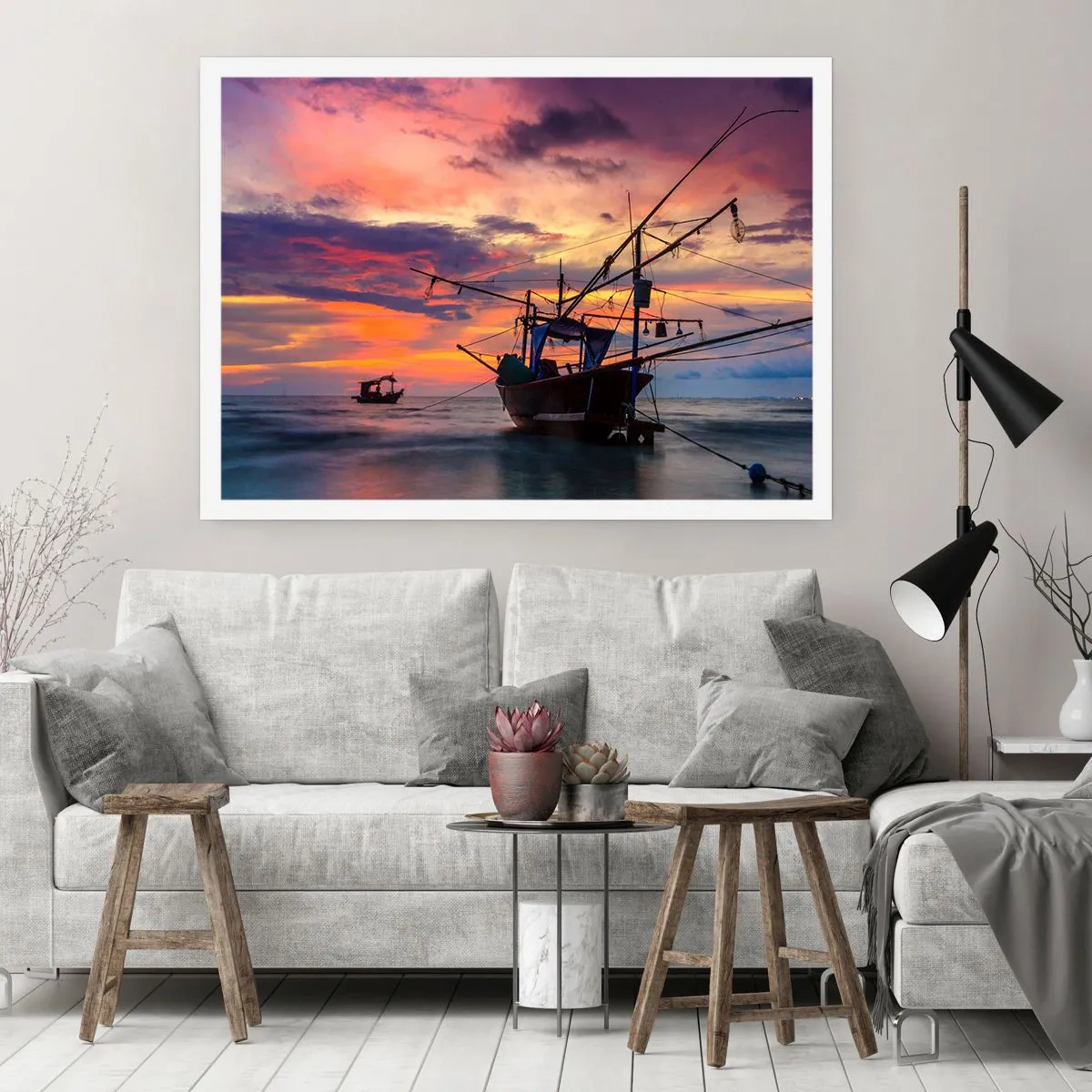 Plakat - En eksotisk aften - 50x40 cm