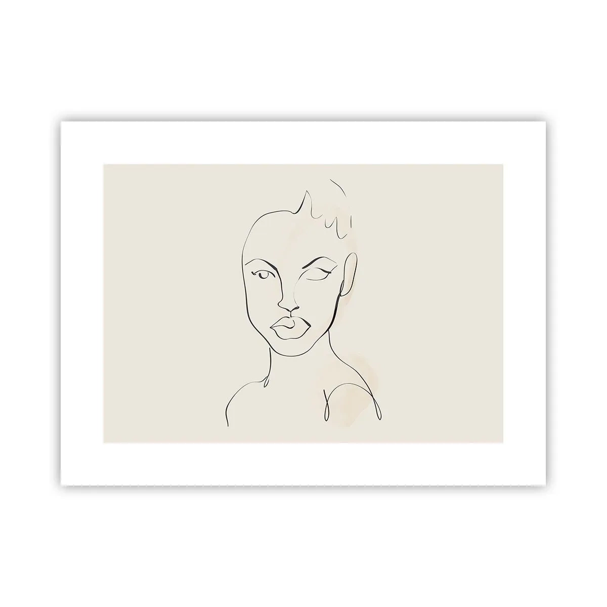 Plakat - Omrids af sensualitet - 40x30 cm