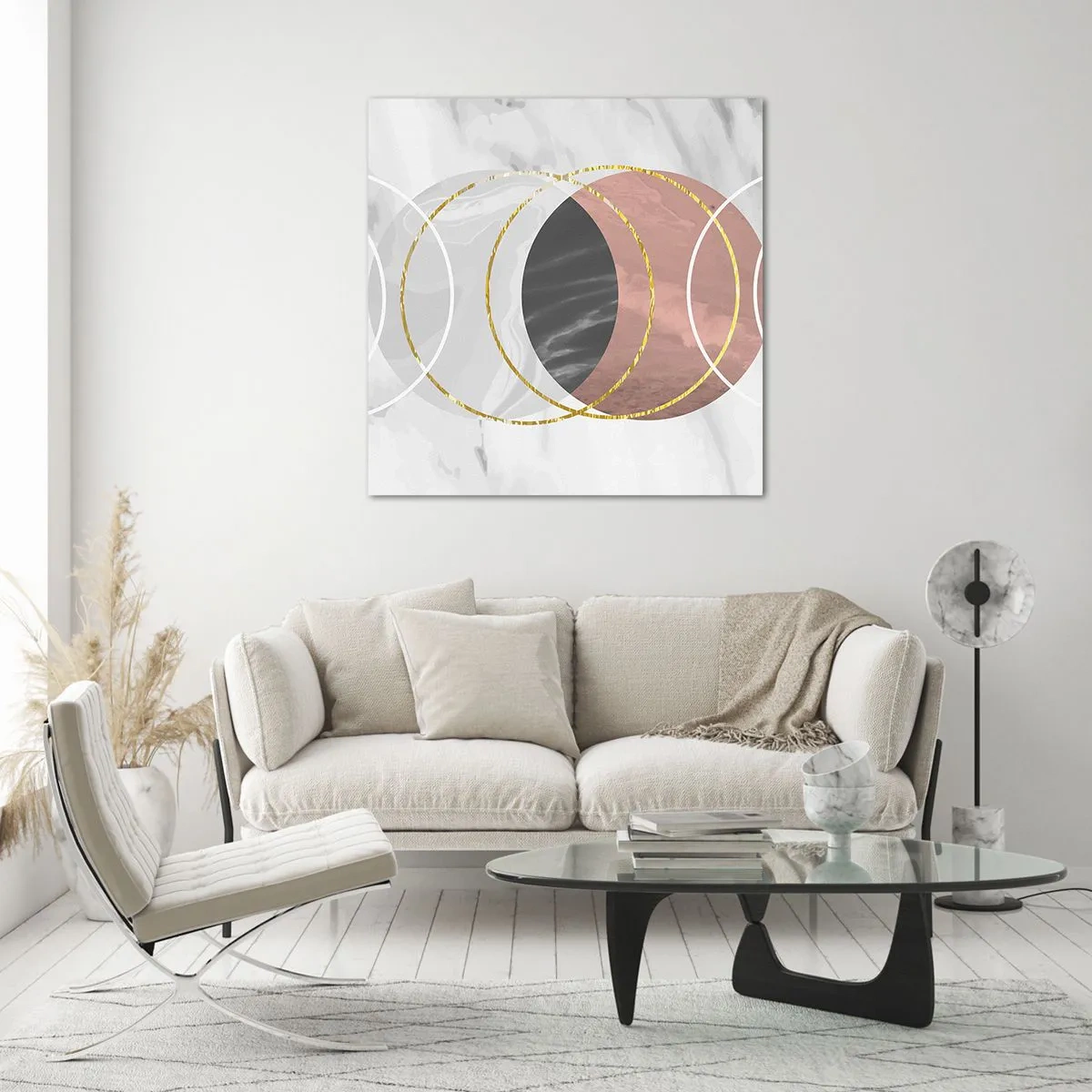 Billede på glas - Sfærernes musik - 70x70 cm