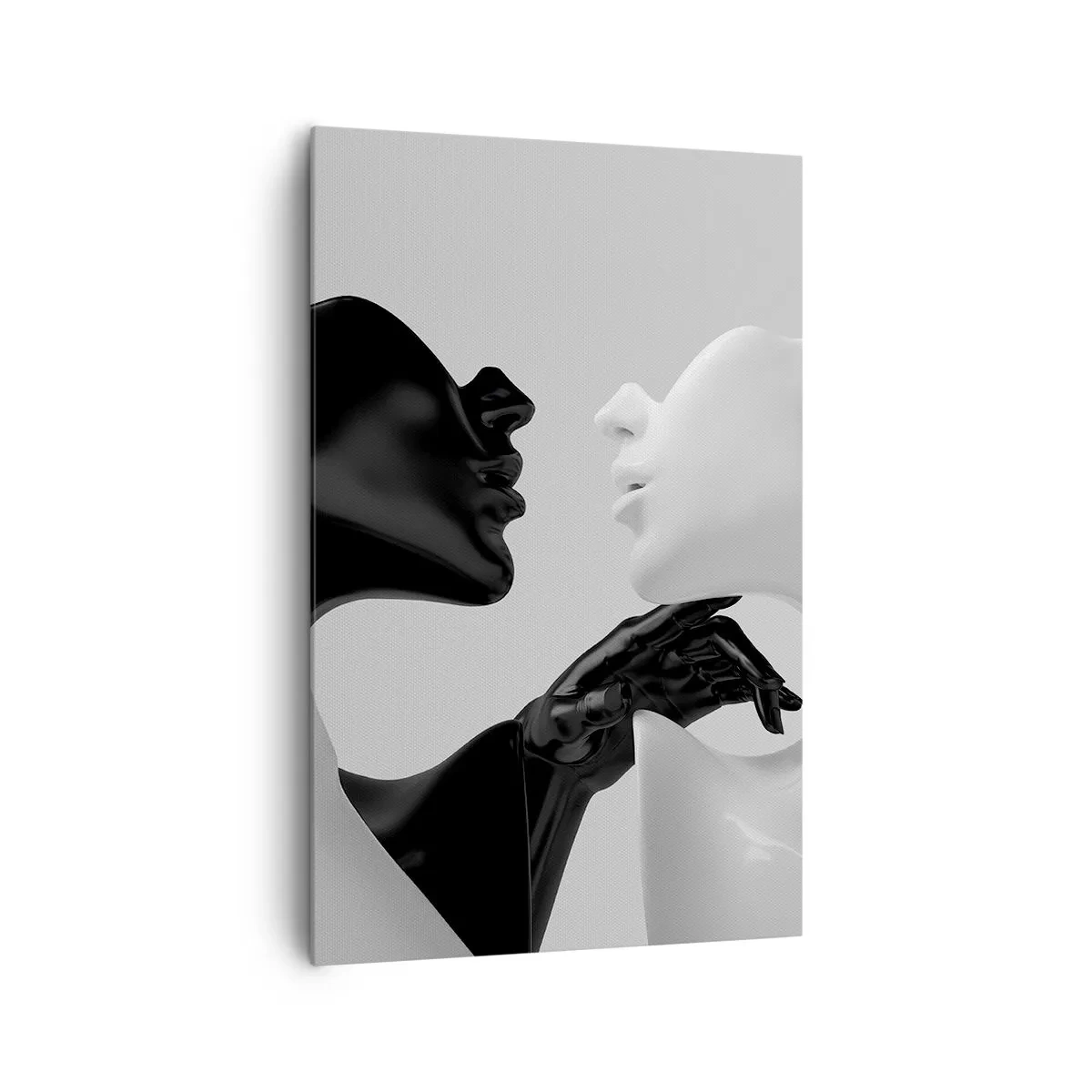 Lærredstryk - Billede på lærred - Tiltrækning - begær - 80x120 cm