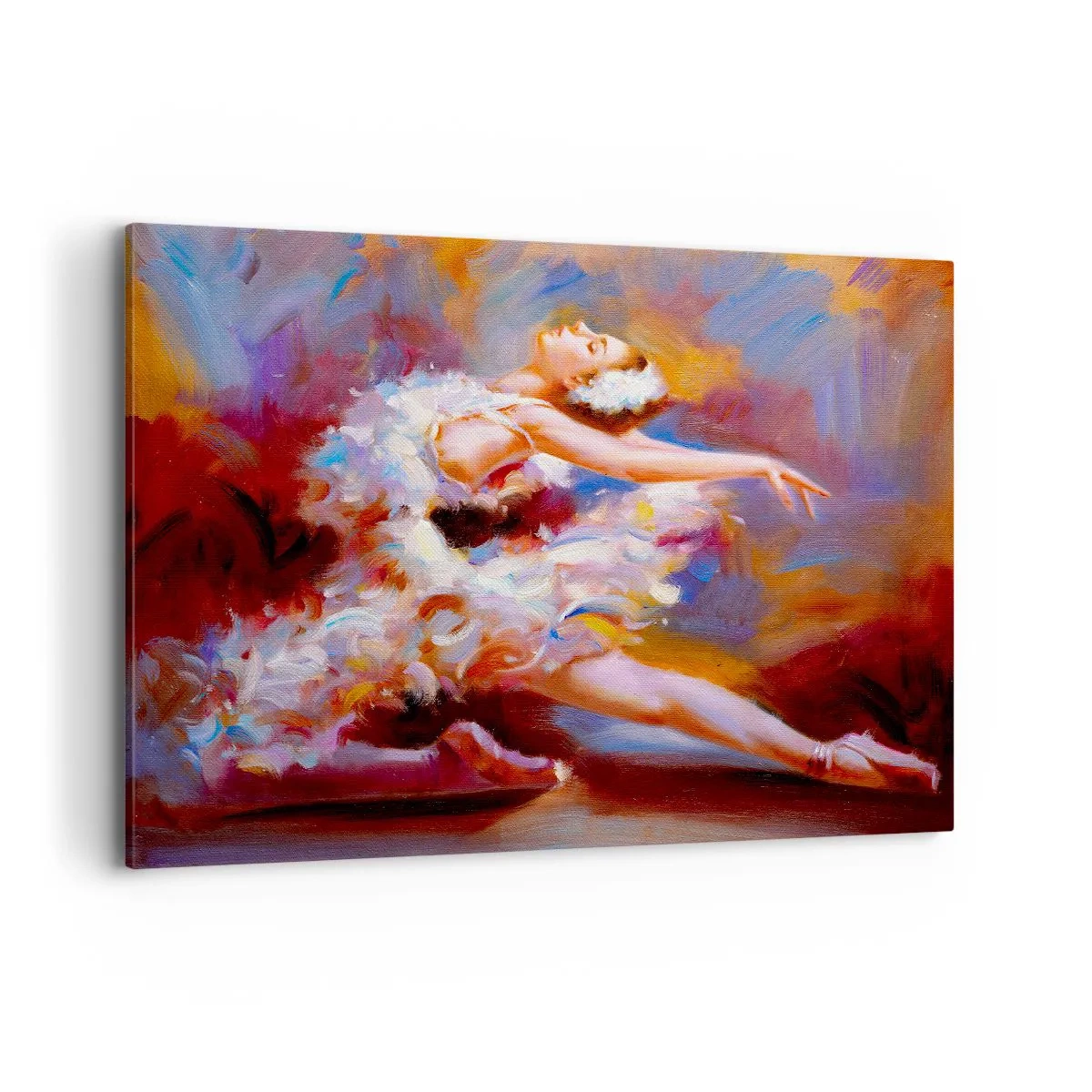 Lærredstryk - Billede på lærred - Svanens ynde - 120x80 cm