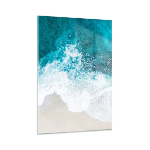 Billede på glas - Naturlig kærtegn - 50x70 cm