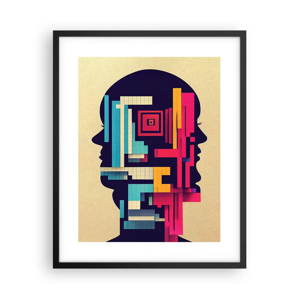 Plakat i sort ramme - Nye slips - 40x50 cm