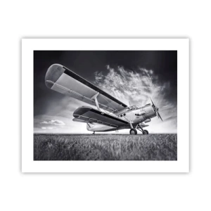 Plakat - Den bevingede vandringsmand - 50x40 cm