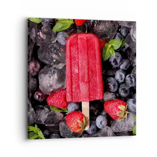 Lærredstryk - Billede på lærred - En smag af varm sommer - 30x30 cm