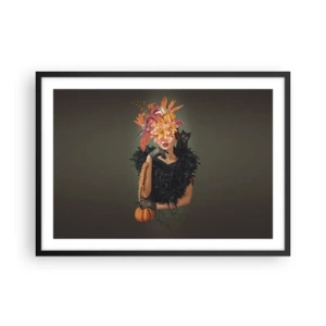 Plakat i sort ramme - Heksens fortryllelse - 70x50 cm