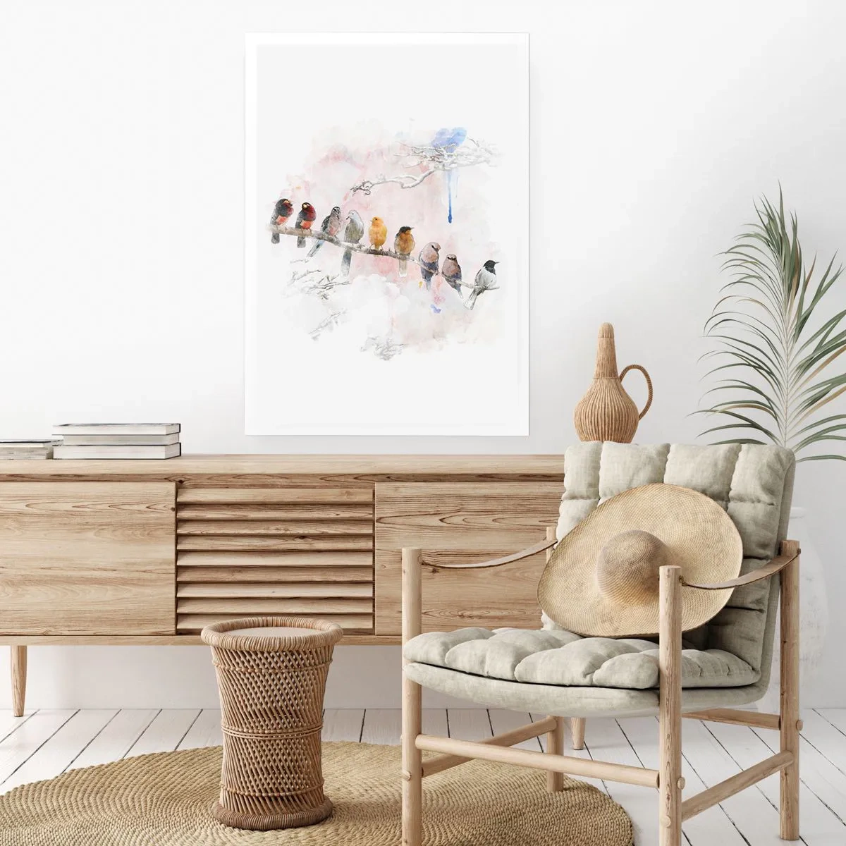 Plakat - Møde med vinger - 30x40 cm