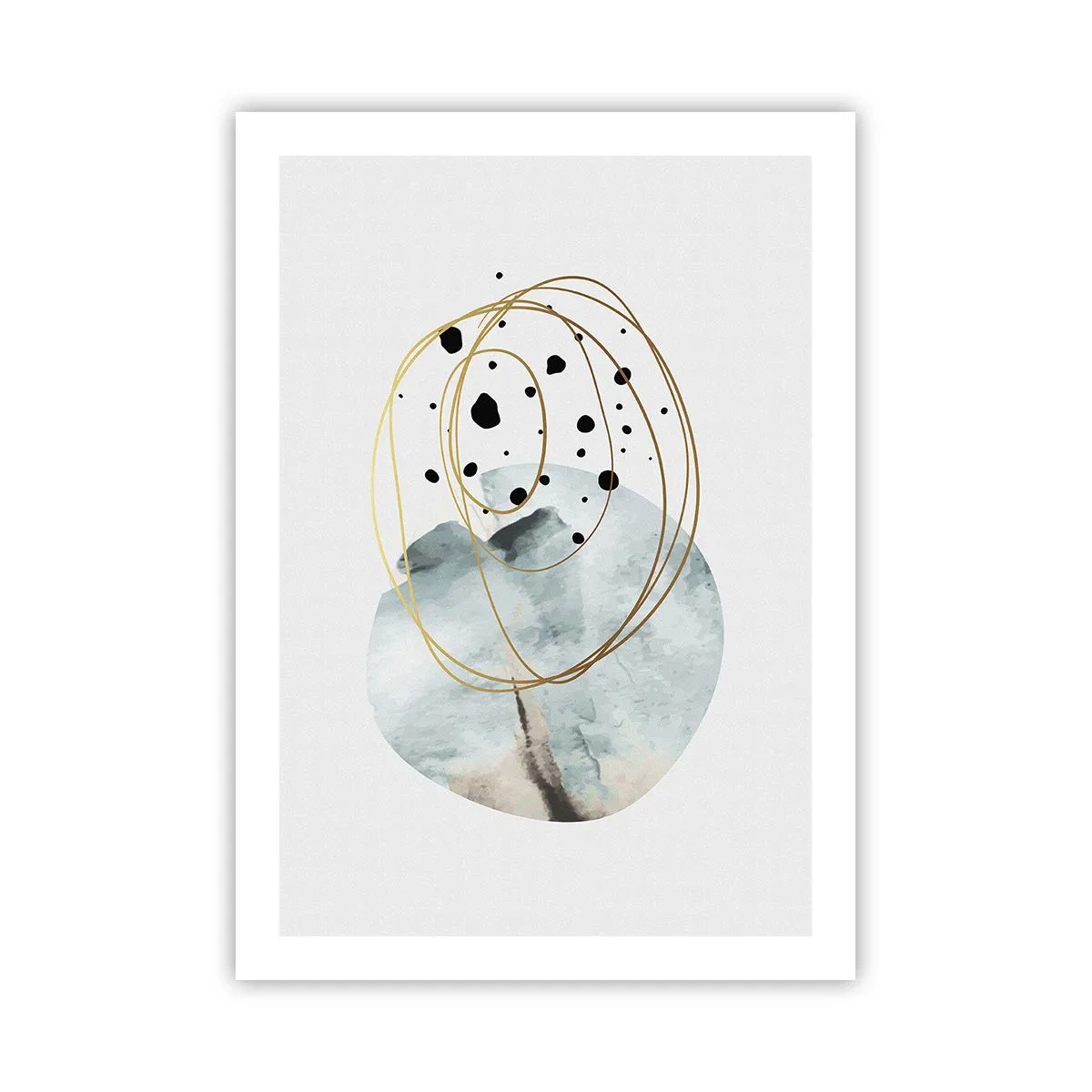 Plakat - I rummets favntag - 50x70 cm