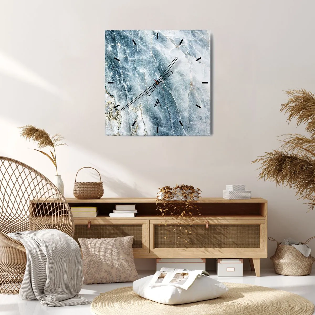 Vægur, Uret - Isverden - 30x30 cm