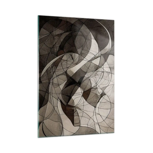 Billede på glas - Cirkulation af jordens farver - 50x70 cm