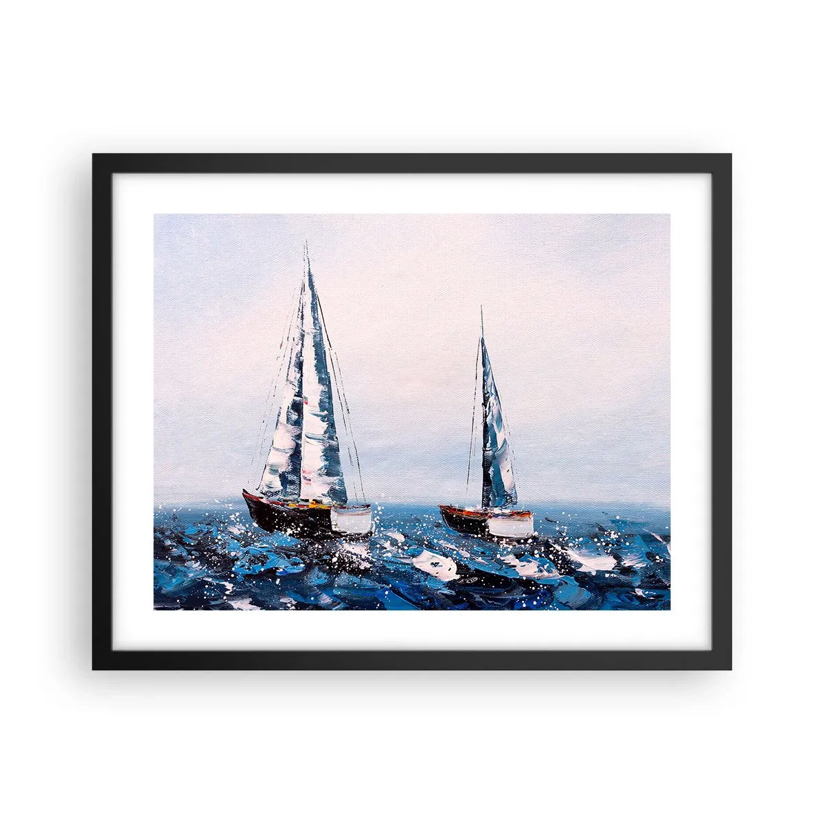 Plakat i sort ramme - Vindens broderskab - 50x40 cm