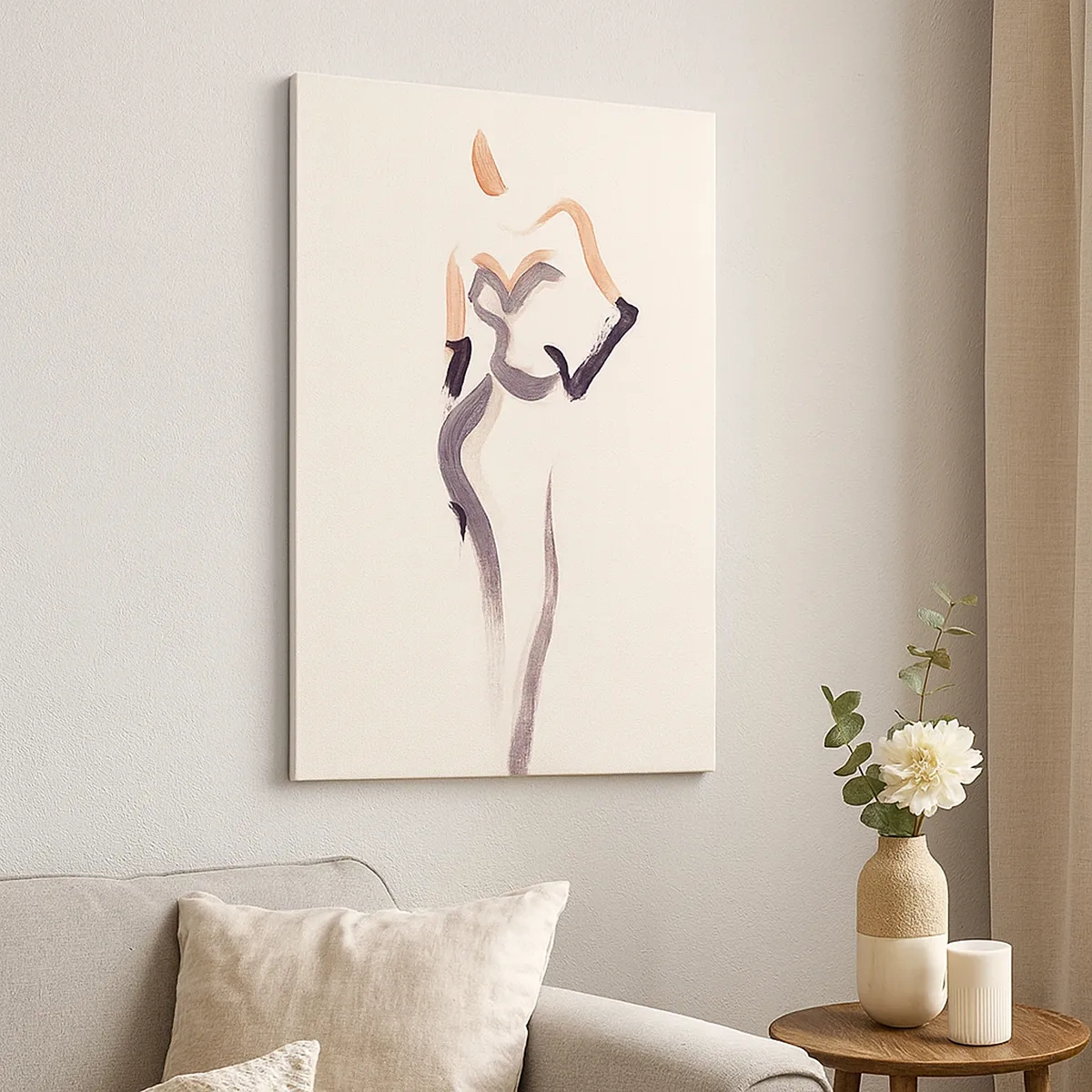 Lærredstryk - Billede på lærred - Fra de gyldne år i Hollywood - 50x70 cm