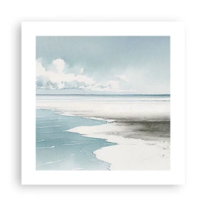 Plakat - Blidt tidevand - 40x40 cm