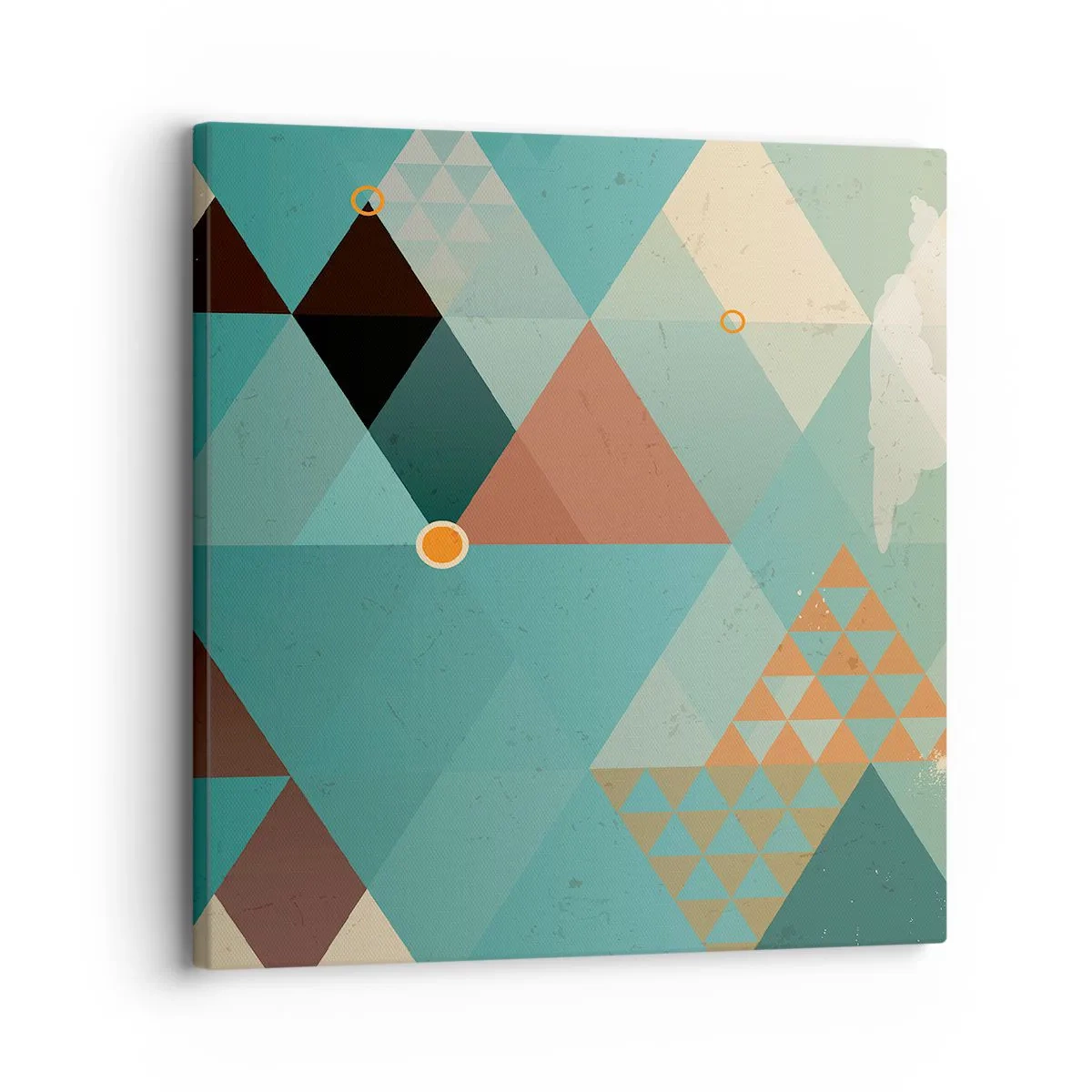 Lærredstryk - Billede på lærred - Enhed af mangfoldighed, mangfoldighed af enhed - 30x30 cm